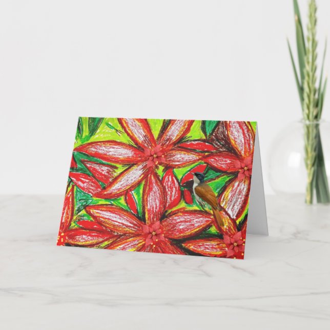 Frohe Weihnachten! Karte (Vorderseite)