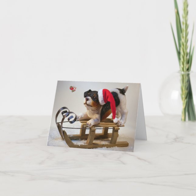 Frohe Weihnachten. Karte (Vorderseite)