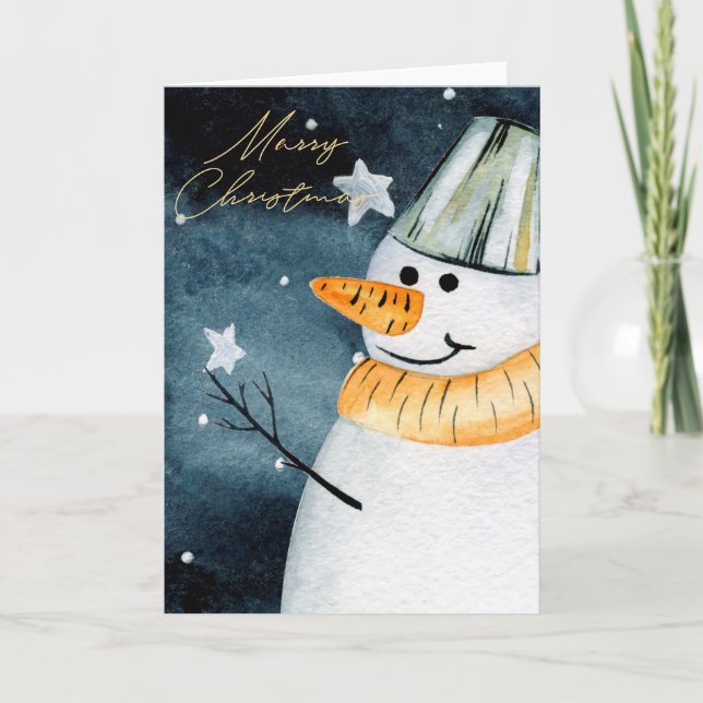 Frohe Weihnachten Karte (Vorderseite)