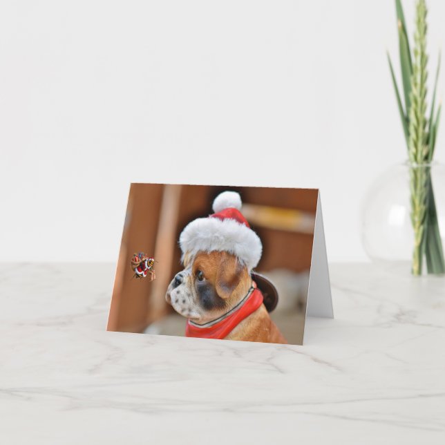 Frohe Weihnachten. Karte (Vorderseite)