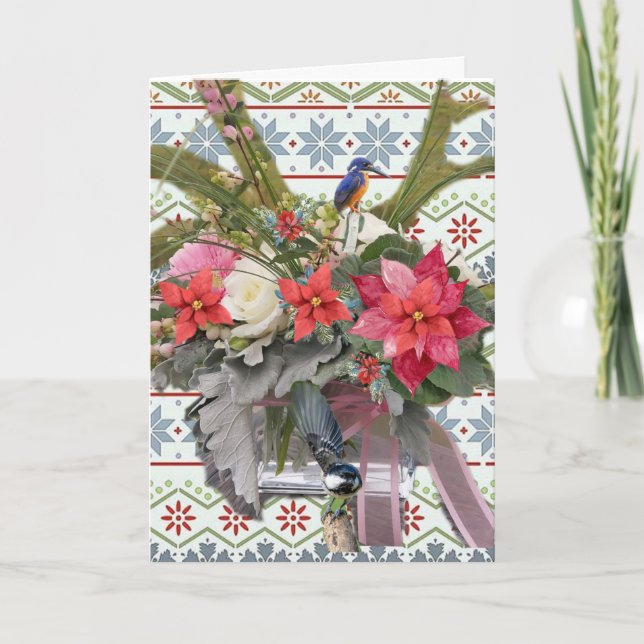 Frohe Weihnachten! Karte (Vorderseite)