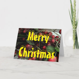 Frohe Weihnachten, Karte