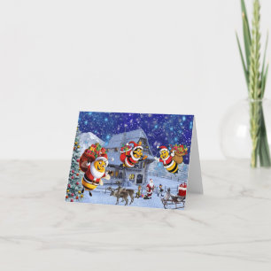 Frohe Weihnachten. Karte