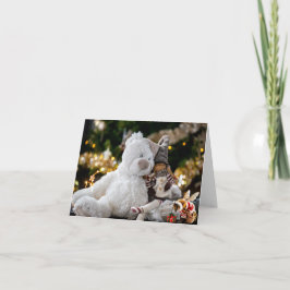 Frohe Weihnachten. Karte