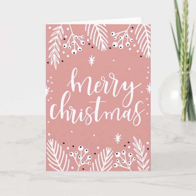 Frohe Weihnachten Karte (Vorderseite)