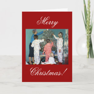 Frohe Weihnachten-Karte! Feiertagskarte