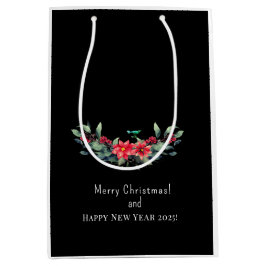 Frohe Weihnachten! Karte Mittlere Geschenktüte