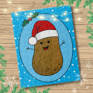 Frohe Weihnachten Kartoffel Puzzle