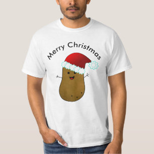 Frohe Weihnachten Kartoffel T-Shirt