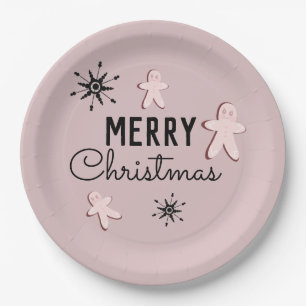 Frohe Weihnachten Kekse Lebkuchen  Pappteller