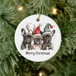 Frohe Weihnachten Keramik Ornament