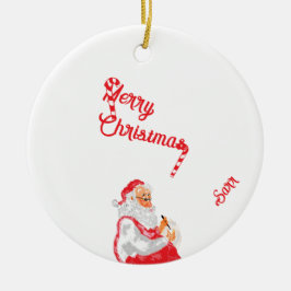: Frohe Weihnachten Keramik Ornament