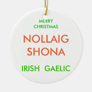 FROHE WEIHNACHTEN, KERAMIK ORNAMENT