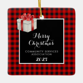 Frohe Weihnachten Keramikornament