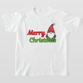 "Frohe Weihnachten" Kinder-Feiertags-Design  T-Shirt