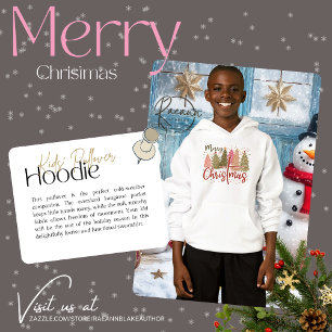 Frohe Weihnachten Kinder Pullover Kapuzenpullover