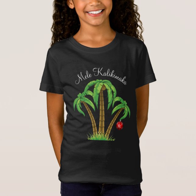Frohe Weihnachten Kinder Shirt-Mele Kalikimaka T-Shirt (Vorderseite)