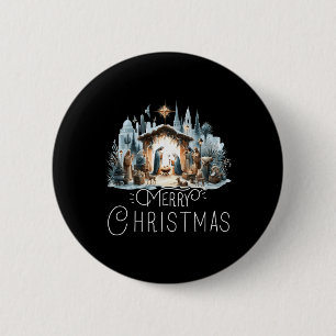 Frohe Weihnachten Kippfigur Nordstern von Jesus Button