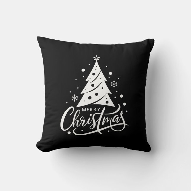Frohe Weihnachten  Kissen (Vorderseite)
