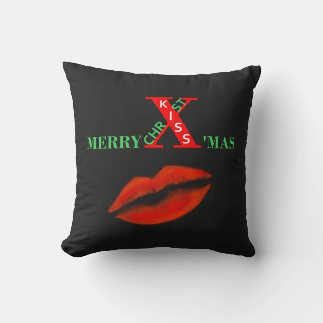 Frohe Weihnachten Kissen (Vorderseite)