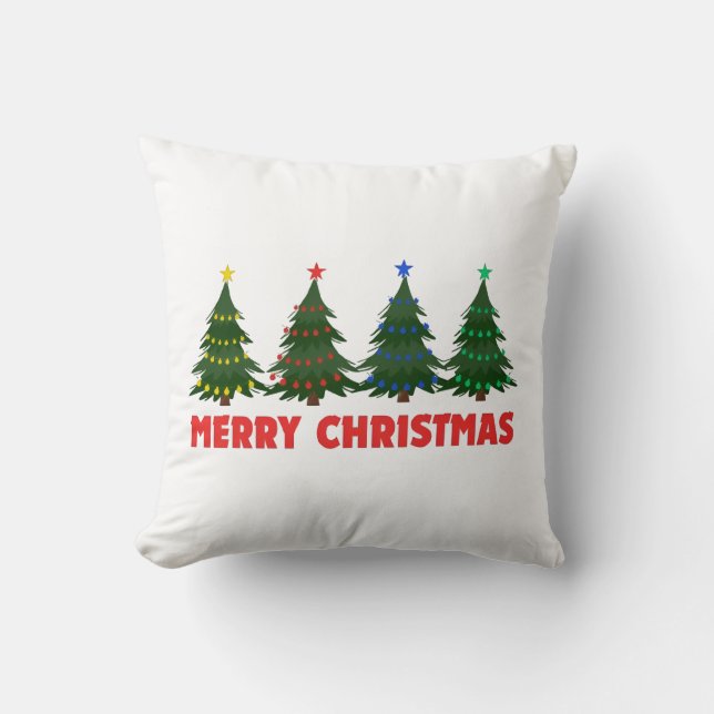 Frohe Weihnachten Kissen (Vorderseite)