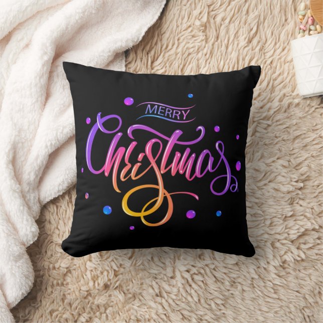 frohe Weihnachten Kissen (Decke)