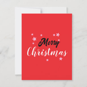 Frohe Weihnachten Klassik Einzigartig Minimalistis Postkarte