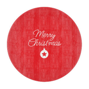 Frohe Weihnachten Klassik Einzigartig Minimalistis Schneidebrett