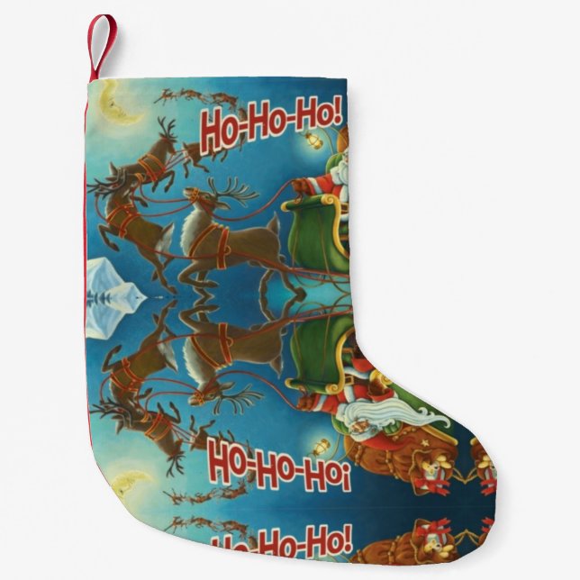 Frohe Weihnachten Kleiner Weihnachtsstrumpf (Vorderseite)