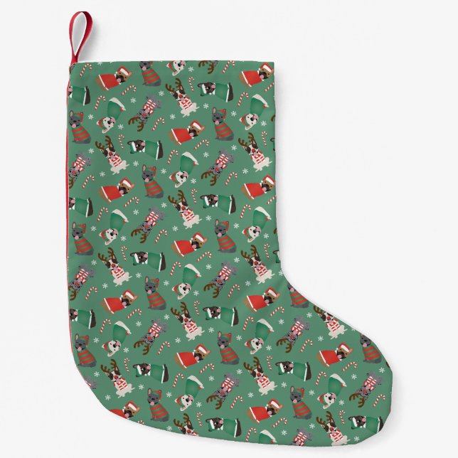 Frohe Weihnachten Kleiner Weihnachtsstrumpf (Vorderseite)