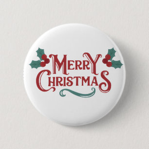 Frohe Weihnachten Knopf – Weihnachtsaccessoire Button