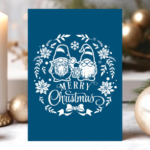 Frohe Weihnachten Kranz Gnom