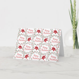 Frohe Weihnachten Kranz rot grün weiß