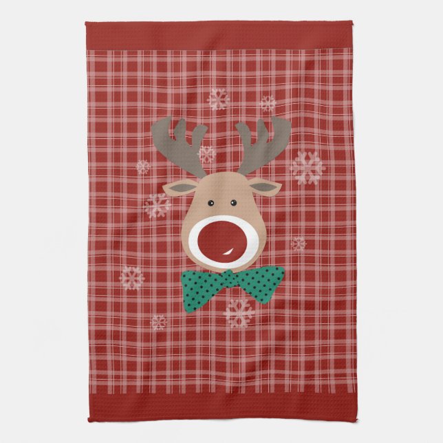Frohe Weihnachten! Küchentuch (Vertikal)