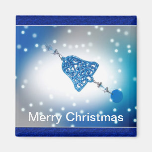 Frohe Weihnachten kundengerecht Magnet