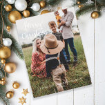 Frohe Weihnachten kundenspezifische Foto Feiertage<br><div class="desc">Frohe Weihnachten,  kundenspezifisches Foto Urlaub Postkarte.</div>