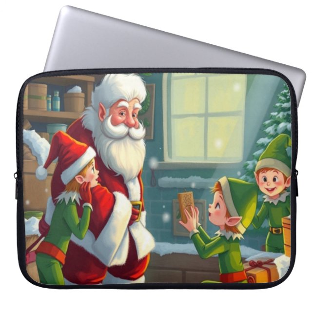 Frohe Weihnachten  Laptopschutzhülle (Vorderseite)