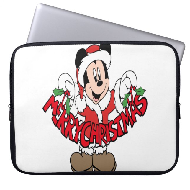 Frohe Weihnachten Laptopschutzhülle (Vorderseite)