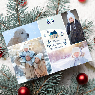 Frohe Weihnachten Lass es schneien Holiday-Fotocol