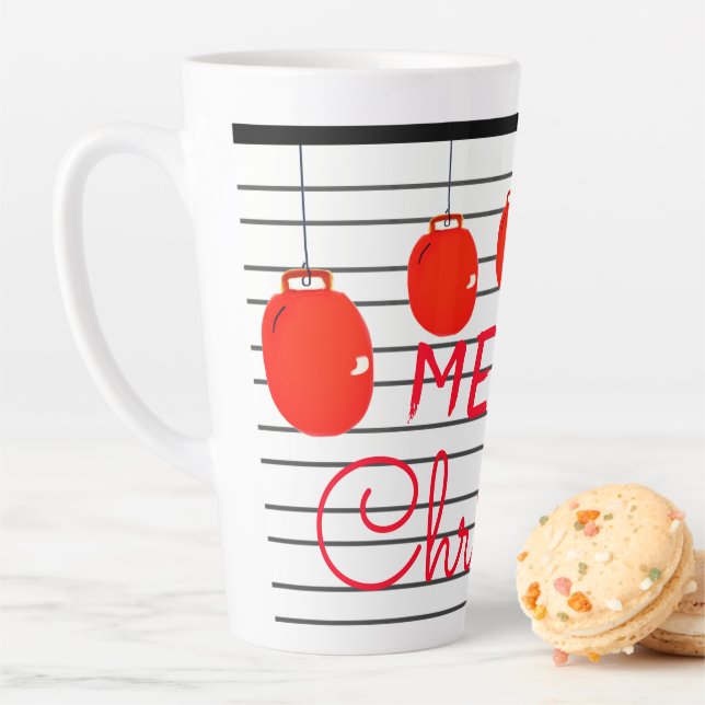 Frohe Weihnachten Latte Tasse (Beispiel)