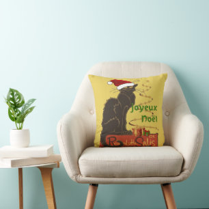 Frohe Weihnachten Le Chat Noir Weihnachtsspoof Kissen