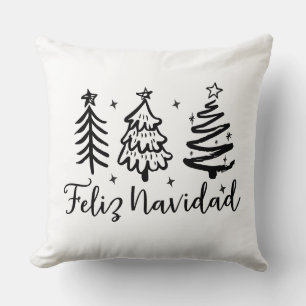 Frohe Weihnachten & Lebendiger Mexikanischer Serap Kissen