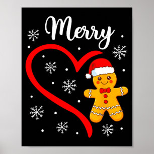 Frohe Weihnachten Lebkuchen Familie Paare Xmas Pa Poster