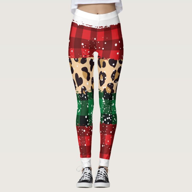 Frohe Weihnachten Leggings (Vorderseite)