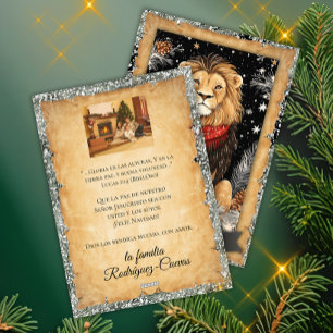 Frohe Weihnachten León Frieden auf Erden Familienf