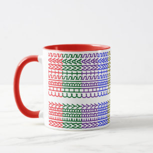 FROHE WEIHNACHTEN LETTERING  TASSE