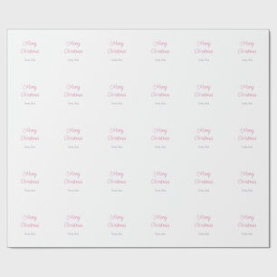 frohe weihnachten lila rosa name liebe urlaub simp geschenkpapier