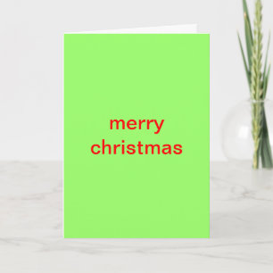 Frohe Weihnachten, Loser Feiertagskarte