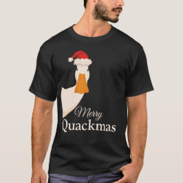 Frohe Weihnachten lustigen Cartoon cool Duck T-Shirt