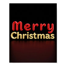 Frohe Weihnachten Luxus-Typografie Poster Papier 0